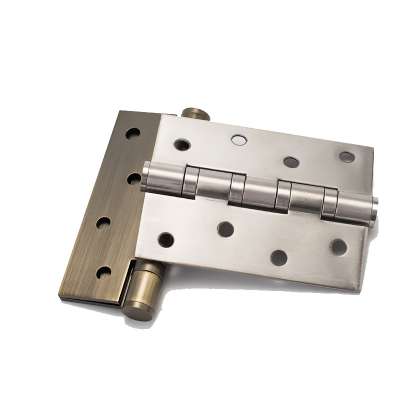 1 Pair 4 Inch Heavy Duty Stainless Steel Butt Hinges Roller Ball Bearing Mute Hinges For Door Screws Included