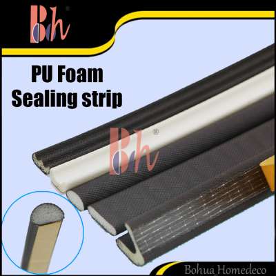 Wholesale PU Foaming Cladding Durable Self Adhesive Aluminum Wood Door Window Seals Sealing Strips Weatherstripping Accessories