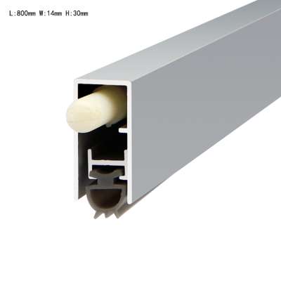 800mm Aluminum Automatic Drop Down Seals Door Bottom Seals U type Groove Hidden Aluminium Weatherstripping M012