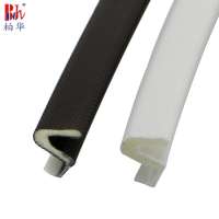 PU Foam Vinyl Clad Foam seal strips white Top and Side replacement door seals 10*9mm